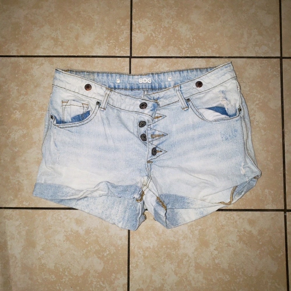 BDG overall shorts high waist